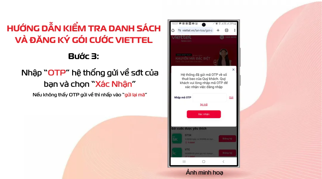 hướng dẫn kiểm tra danh sách gói cước viettel b3